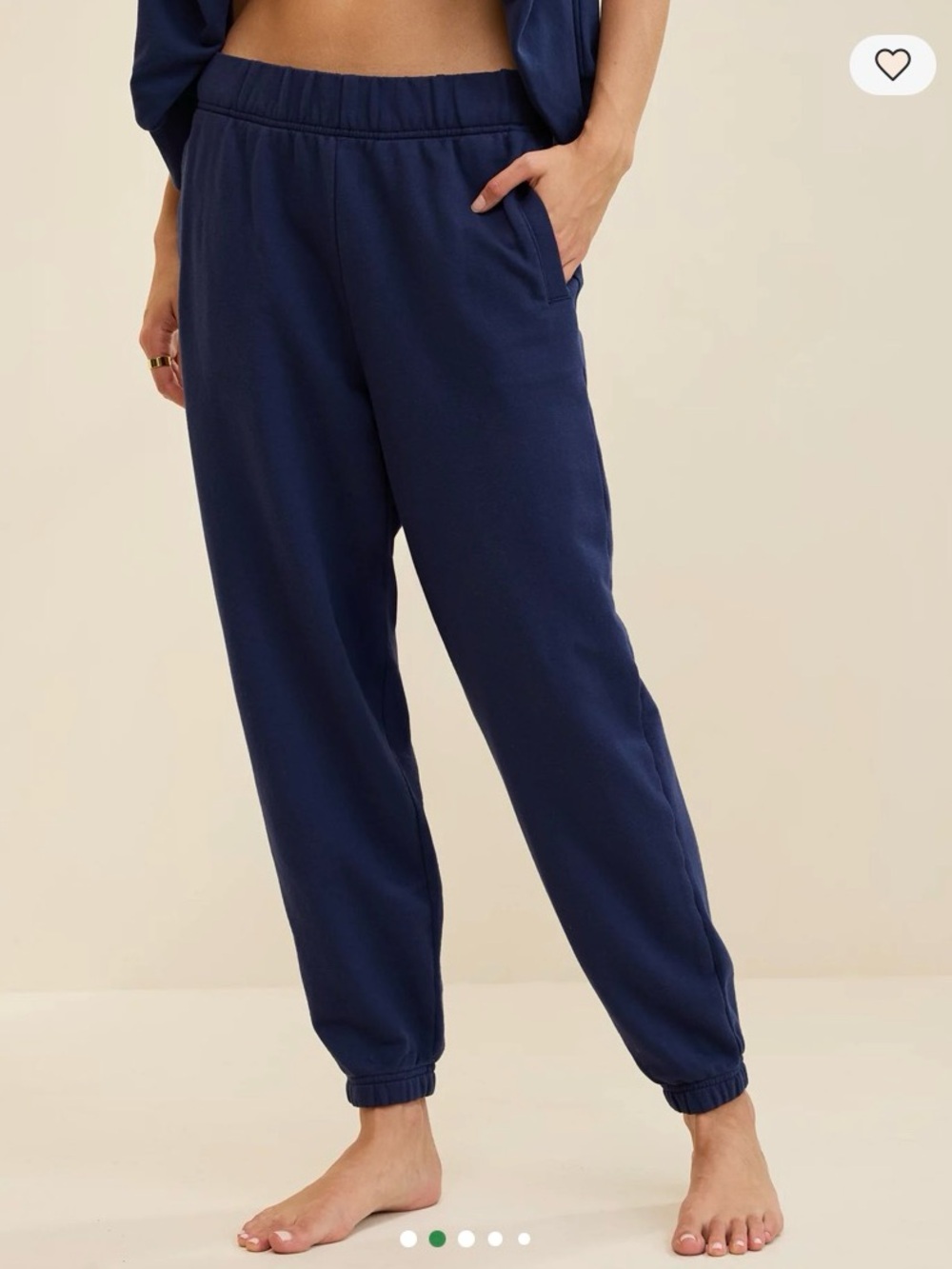 offline by aerie navy blue joggers